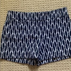 Navy & White Shorts